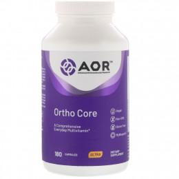 Advanced Orthomolecular Research AOR, Ortho Core, 180 капсул