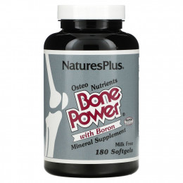 NaturesPlus, Bone Power с бором, 180 капсул