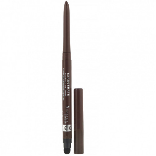 Rimmel London, Карандаш для глаз Exaggerate, оттенок 212 роскошный коричневый, 0,28 г