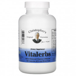 Christopher's Original Formulas, Vitalerbs 180 капсул