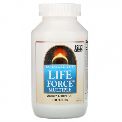 Source Naturals, Life Force Multiple, мультивитамины, 180 капсул