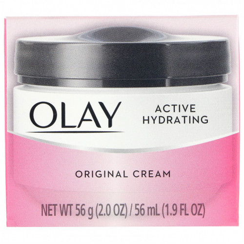 Olay, Active Hydrating, крем, оригинальный, 56 мл (2 жидк. унции)