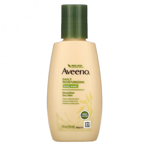 Aveeno, увлажняющий гель для тела для ежедневного применения, 59 мл (2 жидк. унций)