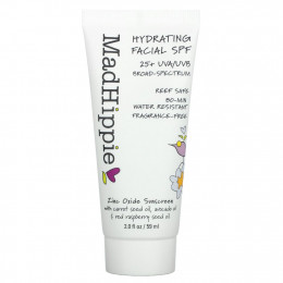 Mad Hippie, Hydrating Facial SPF 25+, Fragrance Free, 2 fl oz (59 ml)