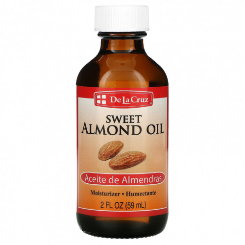 De La Cruz, Sweet Almond Oil, Moisturizer, 2 fl oz (59 ml)