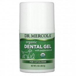 Dr. Mercola, Organic Dental Gel, Peppermint Flavor, 2 oz (56.6 g)