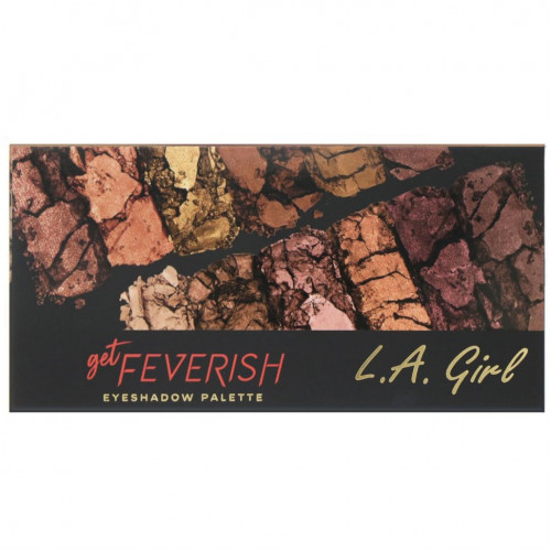 L.A. Girl, Палетка теней для век Get Feverish, 1 г (каждый оттенок)