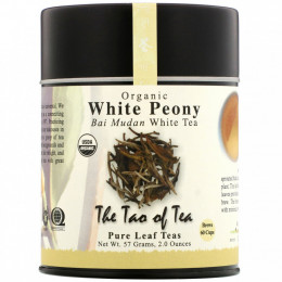 The Tao of Tea, Organic Bai Mudan, белый чай, белый пион, 57 г (2 унции)