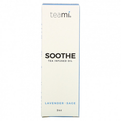 Teami, Soothe, масло с чаем, лаванда и шалфей, 2 унции