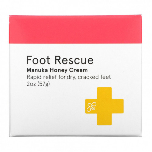 First Honey, Foot Rescue, крем с медом манука, 57 г (2 унции)