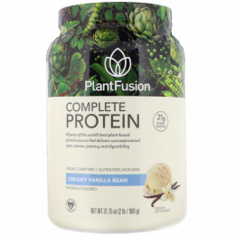 PlantFusion, Complete Protein, сливочная ваниль, 900 г (2 фунта)