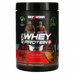 Muscletech, Elite Series, 100% Whey Protein Plus, тройной шоколад, 2 фунта (907 г)