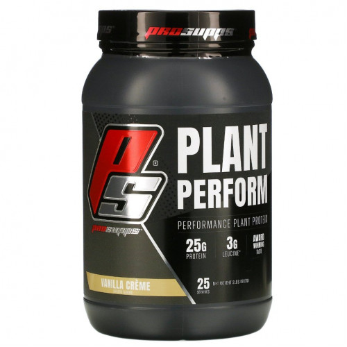 ProSupps, Plant Perform, Performance Plant Protein, ванильный крем, 907 г (2 фунта)