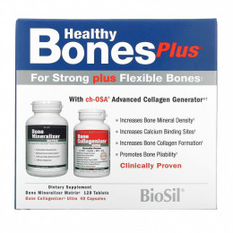 BioSil by Natural Factors, Healthy Bones Plus, программа из двух частей