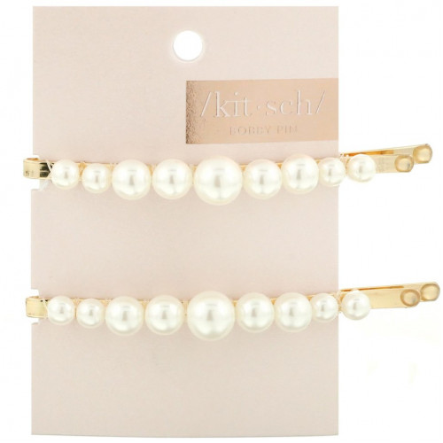 Kitsch, Pearl Bobby Pins, 2 Pieces