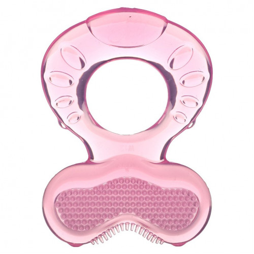 Nuby, Teethe Eez, Soothing Teether, Pink, 3+m, 2 Piece Set