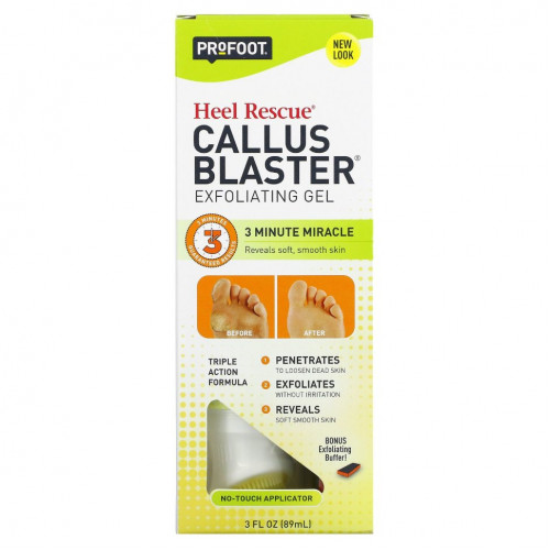 Profoot, Отшелушивающий гель Callus Blaster, 89 мл (3 жидк. Унции)