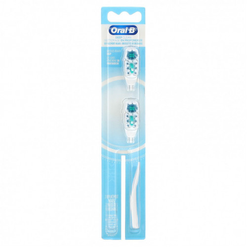 Oral-B, Сменные насадки для глубокой очистки, 2 шт. В упаковке