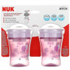 NUK, Evolution 360 Cup, от 8 месяцев, розовый, 2 упаковки, 8 унций (240 мл) каждая