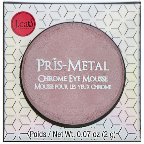 J.Cat Beauty, Тени-мусс для век Pris-Metal Chrome Eye Mousse, оттенок PEM108 «Брызги шампанского», 2 г