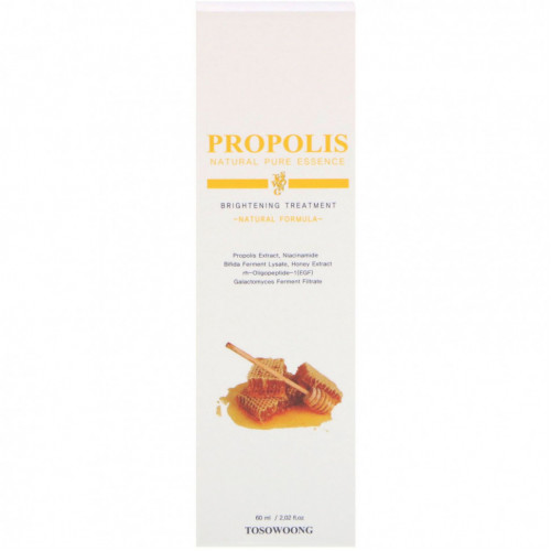 Tosowoong, Propolis Natural Pure Essence, Brightening Treatment, 60 ml