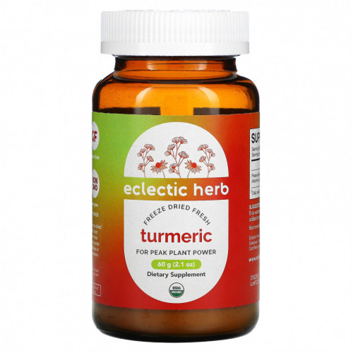 Eclectic Institute, Turmeric, Whole Food POWder, 2.1 oz (60 g)