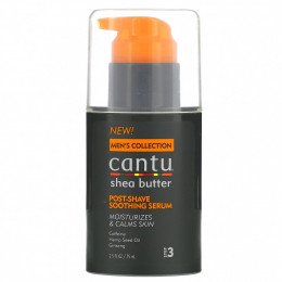 Cantu, Men's Collection, успокаивающая сыворотка с маслом ши, 75 мл (2,5 жидк. Унции)