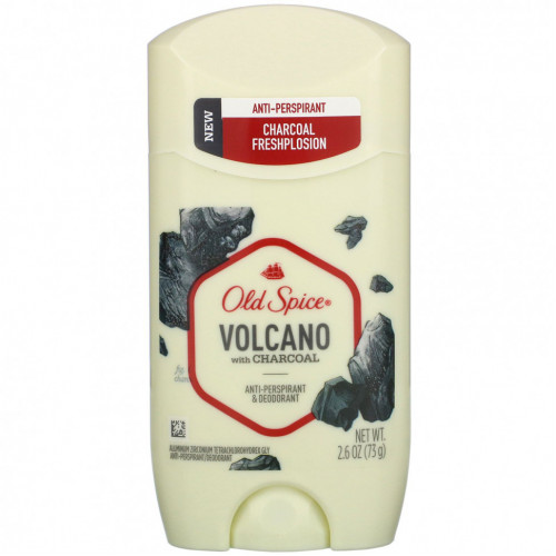 Old Spice, Антиперспирант и дезодорант, Volcano с древесным углем, 73 г (2,6 унции)