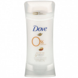 Dove, 0% алюминиевый дезодорант, масло ши, 2,6 унции (74 г)