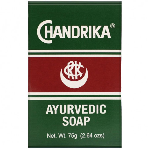 Chandrika Soap, Chandrika, аюрведическое мыло, 75 г (2,64 унции)