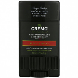 Cremo, Антиперспирант и дезодорант, № 13, резервная смесь, 2,65 унции (75 г)