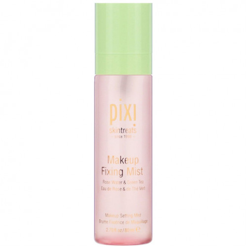 Pixi Beauty, спрей для фиксации макияжа, с розовой водой и зеленым чаем, 80 мл (2,7 жидкой унции)