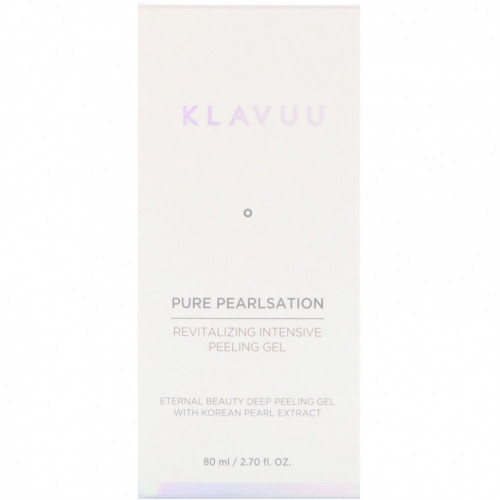 KLAVUU, Pure Pearlsation, восстанавливающий интенсивный пилинг-гель, 80 мл (2,70 жидк. Унции)