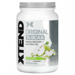 Xtend, The Original, 7 г аминокислот с разветвленной цепью (BCAA), со вкусом яблока, 1,26 кг (2,78 фунта)