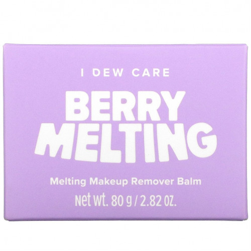 I Dew Care, Berry Melting, тающий бальзам для снятия макияжа, 80 г (2,82 унции)