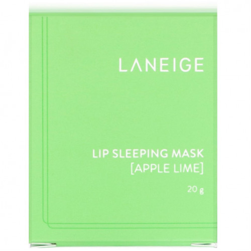 Laneige, ночная маска для губ, яблочно-лаймовый аромат, 20 г