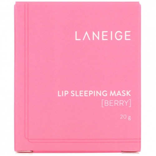 Laneige, Lip Sleeping Mask, ночная маска для губ, ягодная, 20 г