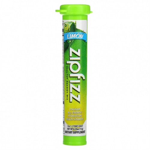 Zipfizz, Healthy Energy с витамином B12, пина колада, 20 тюбиков по 11 г