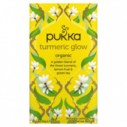 Pukka Herbs, Organic Herbal Tea, куркума, без кофеина, 20 пакетиков по 1,8 г (0,06 унции)