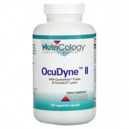 Nutricology, OcuDyne II, 200 вегетарианских капсул