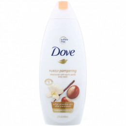 Dove, Гель для душа Purely Pampering, аромат «Масло ши и согревающая ваниль», 650 мл