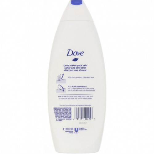 Dove, Питательный гель для душа Deep Moisture, 650 мл