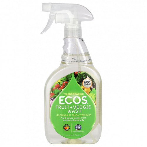 Earth Friendly Products, Ecos, Гель для душа с фруктами и овощами, 22 жидких унции (650 мл)