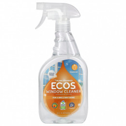 Earth Friendly Products, Ecos, средство для мытья окон, 650 мл (22 жидк. Унции)