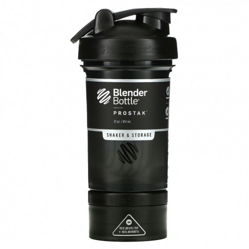 Blender Bottle, ProStak, черный, 651 мл (22 унции)