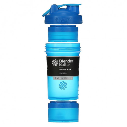 Blender Bottle, ProStak, голубой, 650 мл (22 унции)