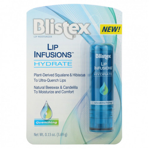 Blistex, Lip Infusions, Увлажняющее средство для губ, гидрат, 0,13 унции (3,69 г)