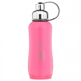 Think, Thinksport , Insulated Sports Bottle, Dark Pink, 25 oz (750ml)