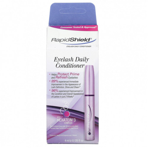 RapidLash, RapidShield Eyelash Daily Conditioner, 0.135 fl oz (4 ml)