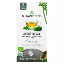 Miracle Tree, Moringa Organic Superfood Tea, Earl Grey, 25 чайных пакетиков, 37,5 г (1,32 унции)